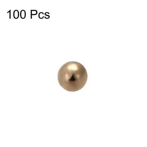 uxcell 2.8mm Brass Bearing Balls 100pcs | Corrosion-Resistant Precision Balls for Small-Size Applications thumbnail 3