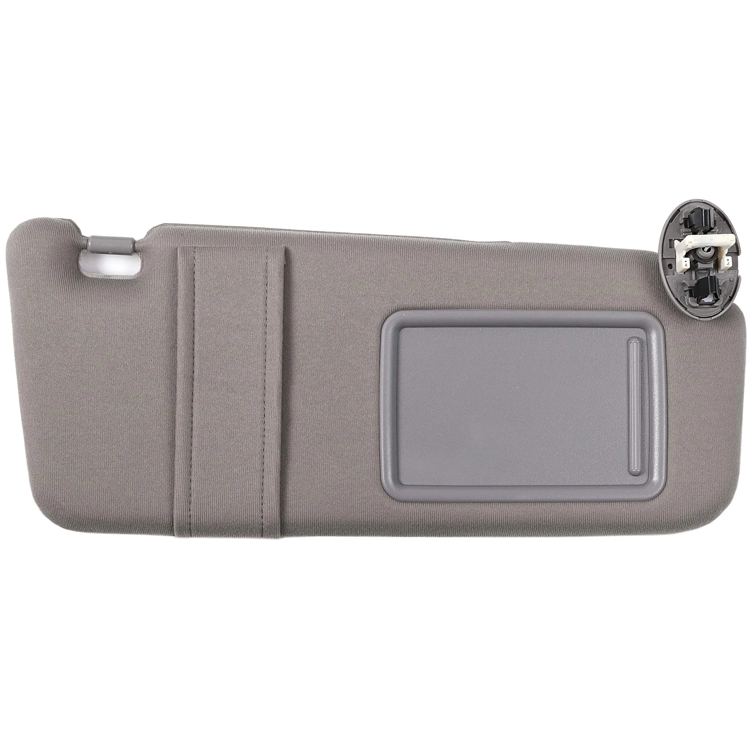 Ezzy Auto Gray Left Driver Side Sun Visor for Toyota Camry 2007-2011 | Sunroof & Light Compatible — Gray