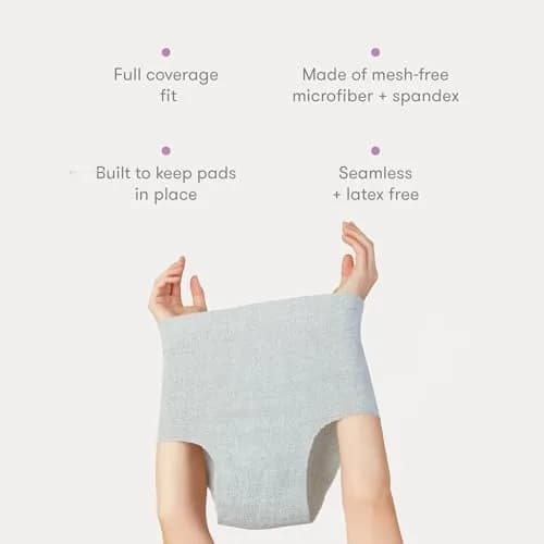 Frida Mom Disposable Postpartum Underwear, Petite Size | High Waist Seamless C-Section Recovery Briefs (8 Count) thumbnail 3