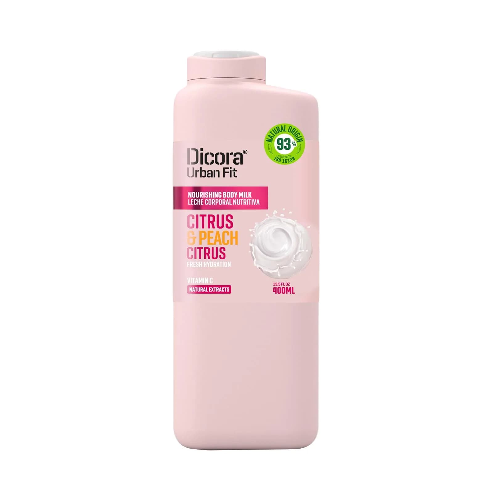 Dicora UrbanFit Nourishing Body Milk 13.5 oz | Natural Moisturizer for Dry Skin — White
