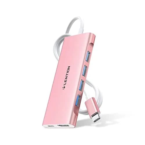 LENTION 3.3ft USB C Hub with 4K HDMI & 100W PD | Multiport Connectivity for Modern Laptops thumbnail 1