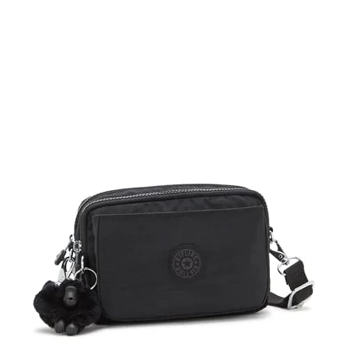 Kipling Women's Abanu Medium Crossbody Bag - Black Noir | Lightweight & Water Resistant thumbnail 4