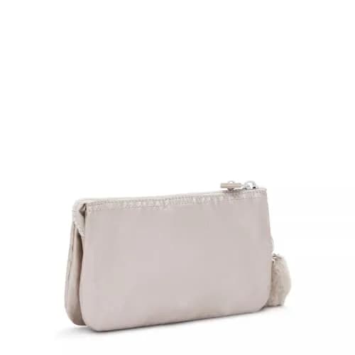 Kipling Women's Creativity Large Pouch Metallic Glow | 19cm (7.25in) x 11cm (4.25in) x 1.25cm (0.5in) thumbnail 2
