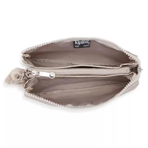 Kipling Women's Creativity Large Pouch Metallic Glow | 19cm (7.25in) x 11cm (4.25in) x 1.25cm (0.5in) thumbnail 3