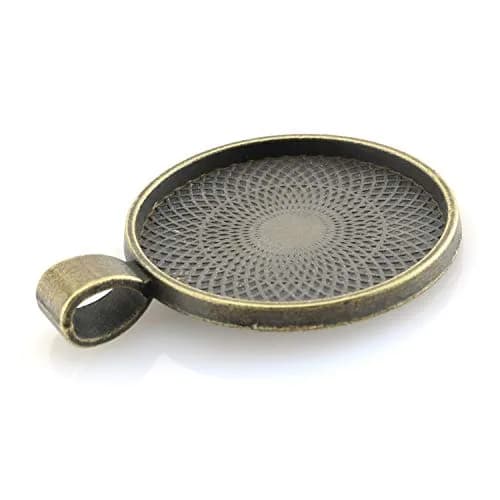 Lind Kitchen 25pcs Round Bezel Pendant Trays Setting 25mm | DIY Jewelry & Craft Base thumbnail 4