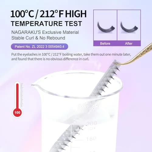 NAGARAKU 6D Premade Volume Fans 0.07 C Curl 10mm 320 Fans | Professional Salon Lash Extensions thumbnail 6
