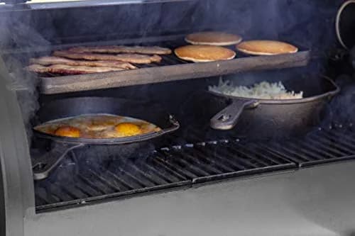 Pit Boss 10"x20" Cast Iron Griddle | Reversible, Re-seasoned, Durable thumbnail 6