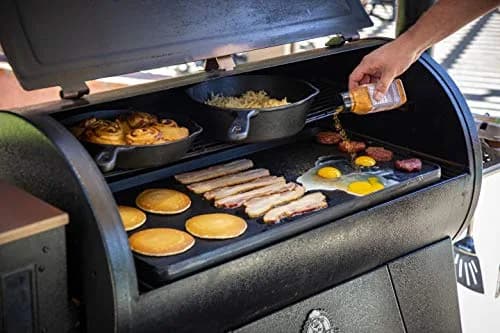 Pit Boss 10"x20" Cast Iron Griddle | Reversible, Re-seasoned, Durable thumbnail 3