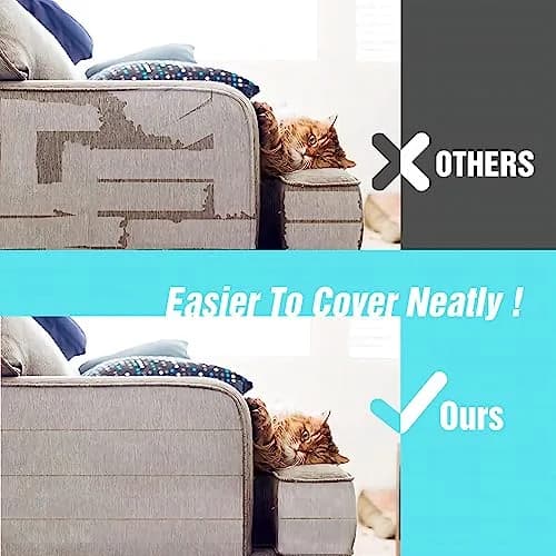 Polarduck Anti Cat Scratch Tape 3 inches x 30 Yards | Protects Furniture from Cat Scratches thumbnail 7