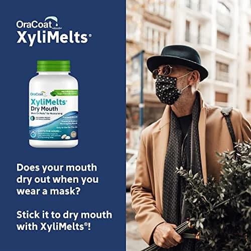 Oracoat XyliMelts Dry Mouth Relief Discs Mild Mint 100 Count | Medication for Dry Mouth Symptoms thumbnail 9