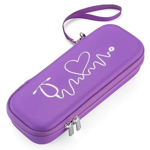 Caseling Hard Stethoscope Case Purple | Fits Littmann Classic III, Cardiology IV, MDF Acoustica, Nurse Accessories thumbnail 2