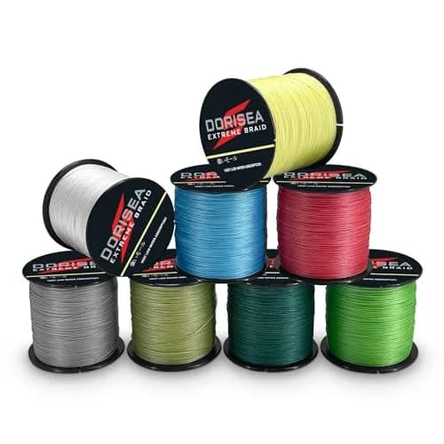 Dorisea Extreme Braid 20lb/0.20mm Black Braided Fishing Line 100m (109 Yards) | Zero Stretch Superline for Freshwater & Saltwater thumbnail 9