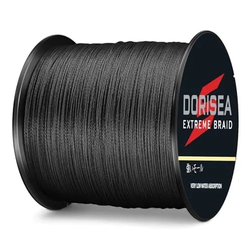 Dorisea Extreme Braid Black Fishing Line 100m (109Yards) 250lb / 0.80mm (8 Strands) | Zero Stretch Superline for Saltwater & Freshwater thumbnail 3