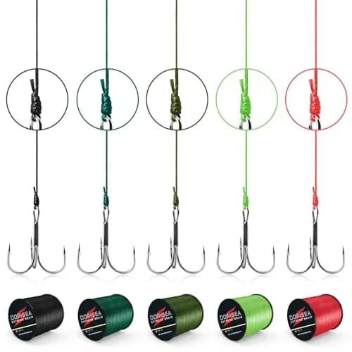 Dorisea Extreme Braid 40lb/0.32mm Black Braided Fishing Line 100m (109 Yards) | Zero Stretch Superline thumbnail 6