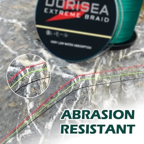 Dorisea Extreme Braid 40lb/0.32mm Black Braided Fishing Line 100m (109 Yards) | Zero Stretch Superline thumbnail 7