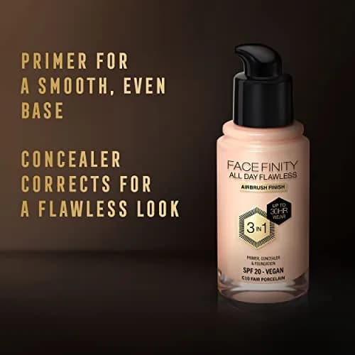 Max Factor Facefinity 3-in-1 SPF 20 Foundation 30 ml | Flawless Matte Finish with SPF Protection thumbnail 7