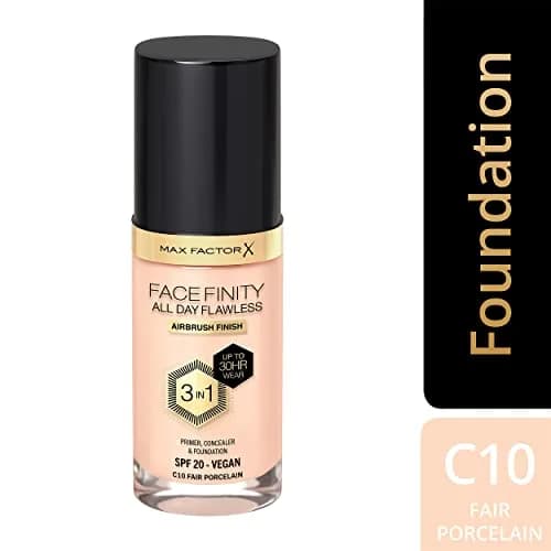 Max Factor Facefinity 3-in-1 SPF 20 Foundation 30 ml | Flawless Matte Finish with SPF Protection thumbnail 2