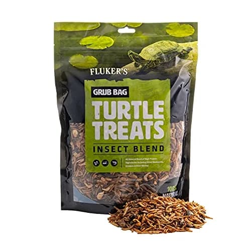 Fluker's Grub Bag Turtle Treats Insect Blend Freeze Dried River Shrimp Crickets Mealworms 340g (12 oz) | High Protein Reptile Food thumbnail 1