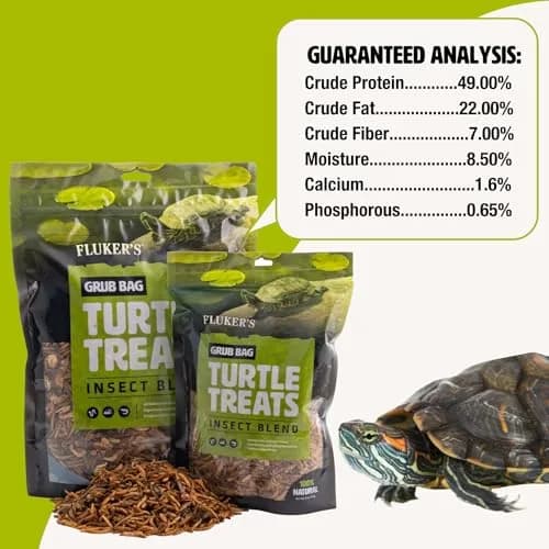Fluker's Grub Bag Turtle Treats Insect Blend Freeze Dried River Shrimp Crickets Mealworms 340g (12 oz) | High Protein Reptile Food thumbnail 2