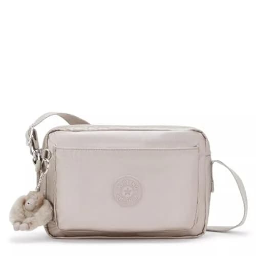 Kipling Abanu Medium Prt Metallic Glow Crossbody Bag - Lightweight & Water Resistant thumbnail 1