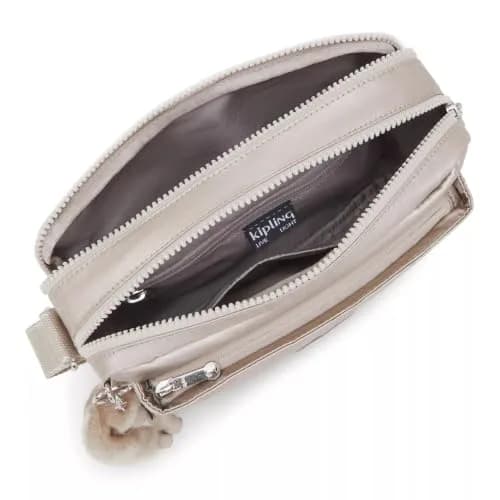 Kipling Abanu Medium Prt Metallic Glow Crossbody Bag - Lightweight & Water Resistant thumbnail 4
