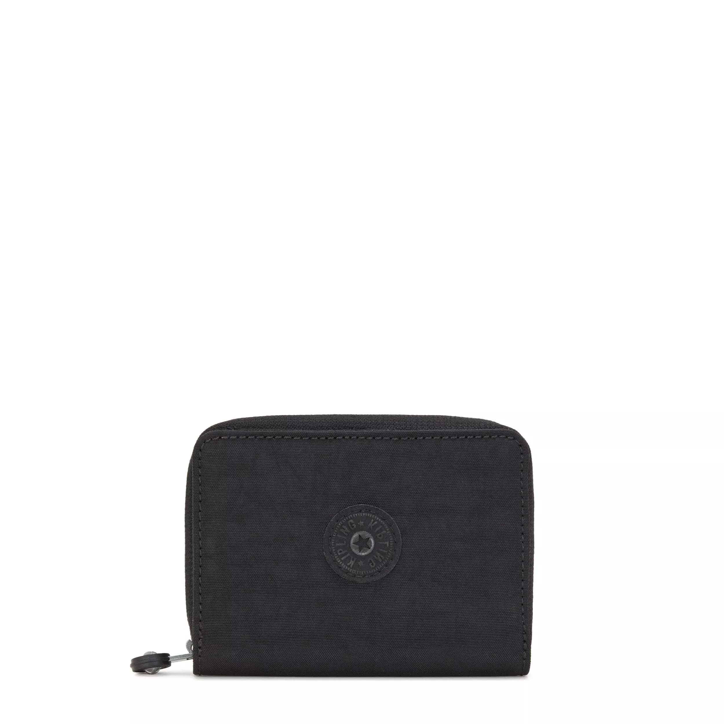 Kipling Women's Money Love Wallet, RFID Anti-Hacker Technology Wallet, Polyester Zip Closure Wallet — black noir / One Size