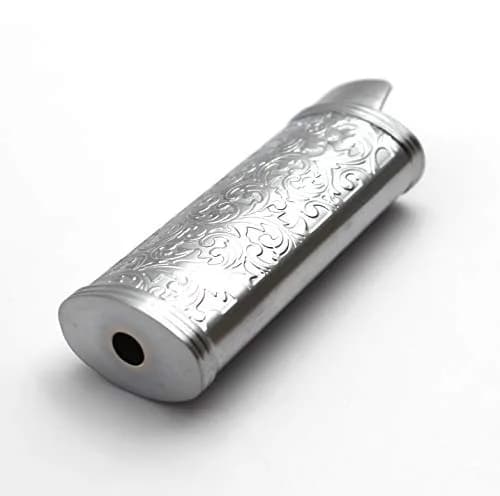 Lucklybestseller Metal Lighter Case Holder Vintage Floral Stamped for BIC Full Size Lighter J6 | Classic Metal Lighter Cover thumbnail 7