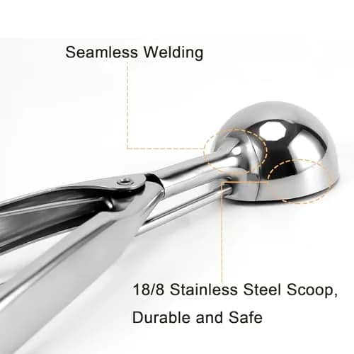 Saebye Large Cookie Scoop 3 Tbsp | Heavy Duty Stainless Steel Kitchen Tool thumbnail 4