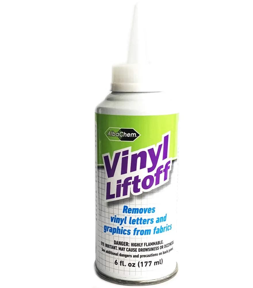 AlbaChem Vinyl Lifter for Fabric 6 fl oz | Fast-Drying, No Residue Vinyl Remover - main product image