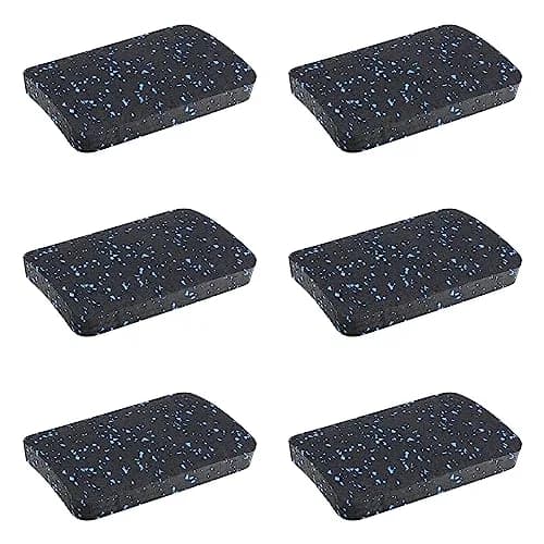 BestXD Rubber Treadmill Mat Pads, 6-Pack | Support up to 1000 lb, Vibration & Noise Absorption, Floor Protection thumbnail 3