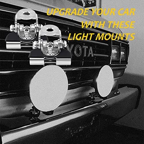 NORTHYUN Universal LED Light Bar Mounting Brackets 2PCS | Hood Mount Clamp Work Light Holder thumbnail 8