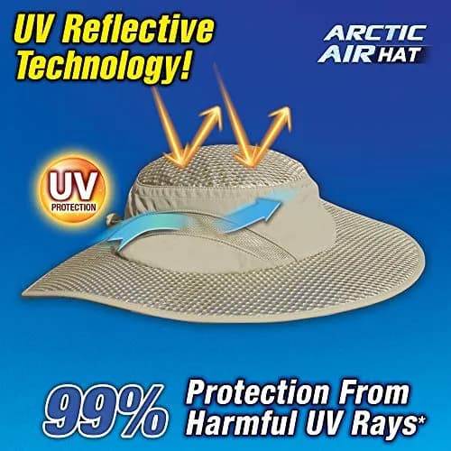 Arctic Air Evaporative Cooling Hat Beige One Size (Adjustable) | UV Reflective Technology & Hydro-Chill Cooling Liner thumbnail 4