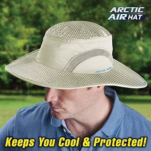 Arctic Air Evaporative Cooling Hat Beige One Size (Adjustable) | UV Reflective Technology & Hydro-Chill Cooling Liner thumbnail 5