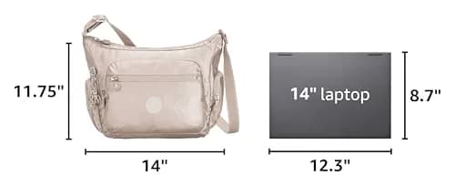 Kipling Women's Gabbie Small Crossbody Bag Metallic Glow | Lightweight Everyday Purse, Casual Shoulder Bag (7 L / 0.36 kg) thumbnail 3