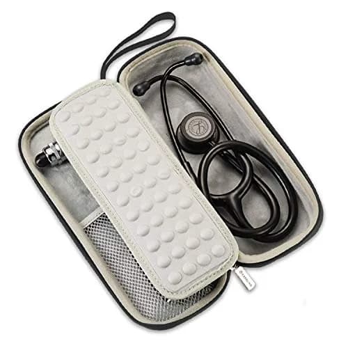 Caseling Black Stethoscope Case with ID Slot & Pockets | 28 cm (10.8") Outer Length thumbnail 5