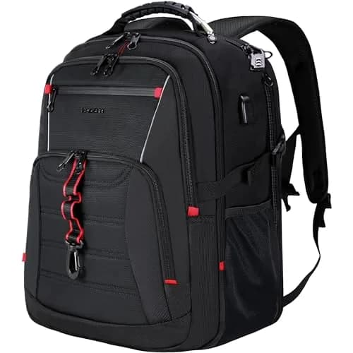 KROSER Travel Laptop Backpack 18.4 inch | Water-Repellent, USB Port & Reflective Stripes thumbnail 1