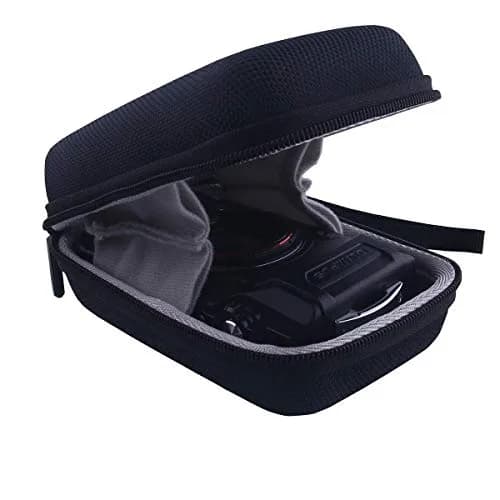 WERJIA Black Hard Carrying Case for Olympus TG-7/TG-6/TG-5/TG-4 Cameras | 12.7cm (5in) Length thumbnail 1