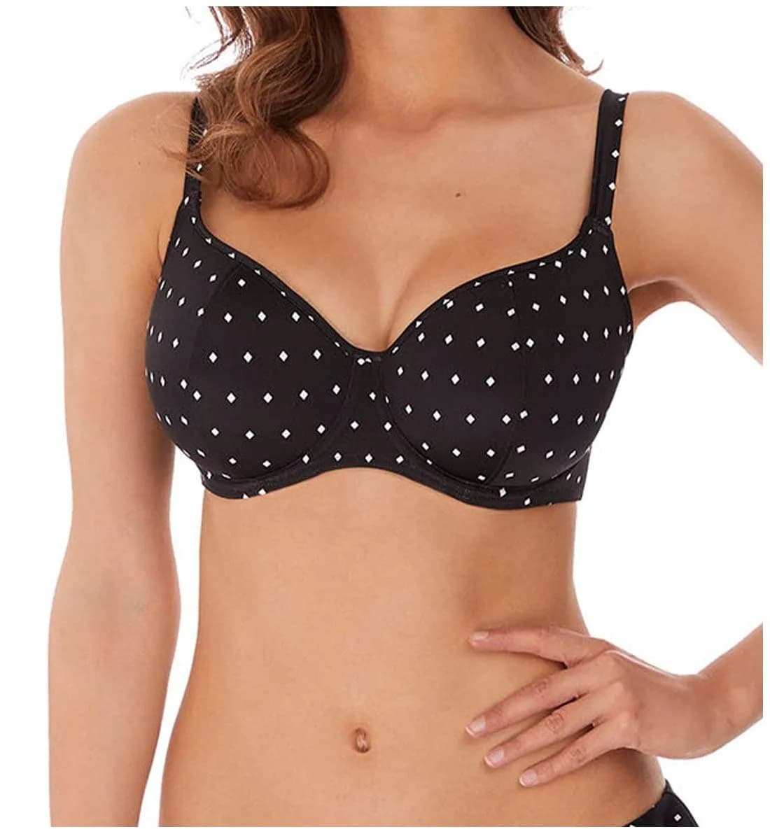 Freya Jewel Cove Underwire Sweetheart Bikini Top 36G | Supportive, Fully Adjustable, Sweetheart Neckline