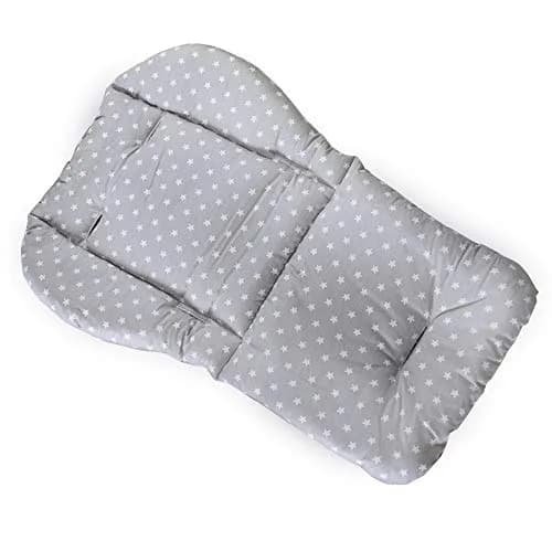 twoworld Thickening High Chair Cushion Liner Mat Pad Cover (Fashion Gray) - 48cm Width | Breathable Cotton Blend thumbnail 2