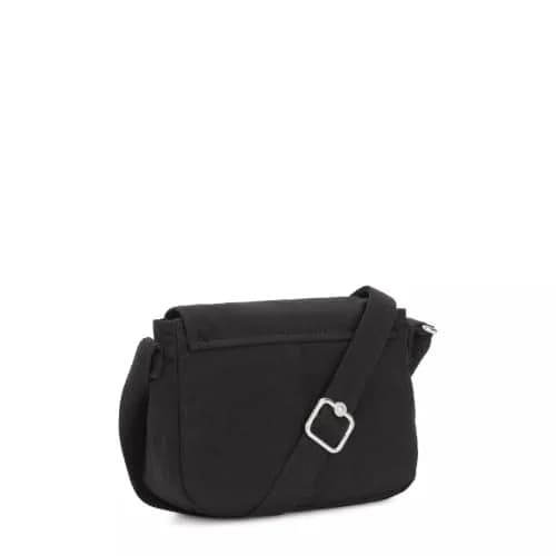 Kipling Sabian Mini Crossbody Bag Lightweight Small Nylon Purse in Black thumbnail 3