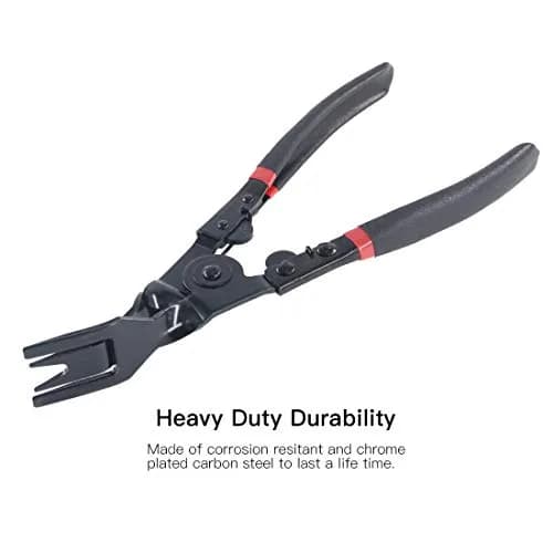 Glarks Universal Auto Door Car Upholstery Trim Clip Removal Plier Tool 23cm | Durable Carbon Steel, Ergonomic Handle thumbnail 3