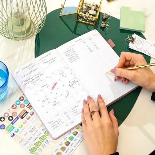 Legend Budget Planner Undated Monthly Budgeting & Bill Book Rose Gold A5 (5.5 x 8.3 in) | Organize Finances & Track Spending thumbnail 6