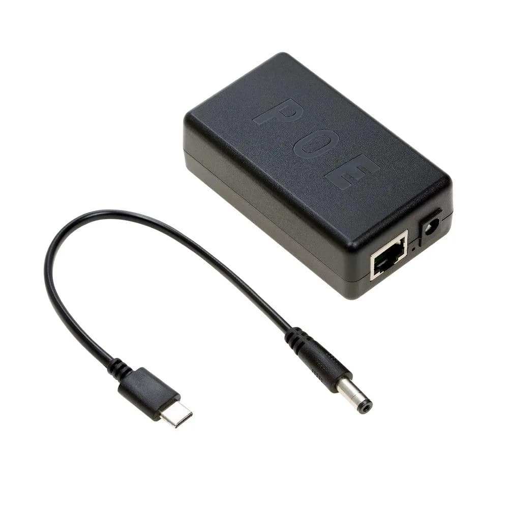 UCTRONICS USB-C PoE Splitter Gigabit, 5V 4A Power Supply for Raspberry Pi 4 & More | IEEE 802.3at/af