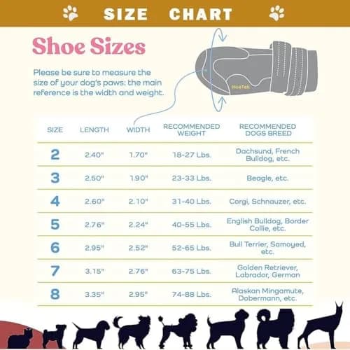 PK.ZTopia Waterproof Dog Boots Size 7 3.15"x2.95" (Black, 4PCS) | Rugged Anti-Slip Sole for Outdoor Adventures thumbnail 5