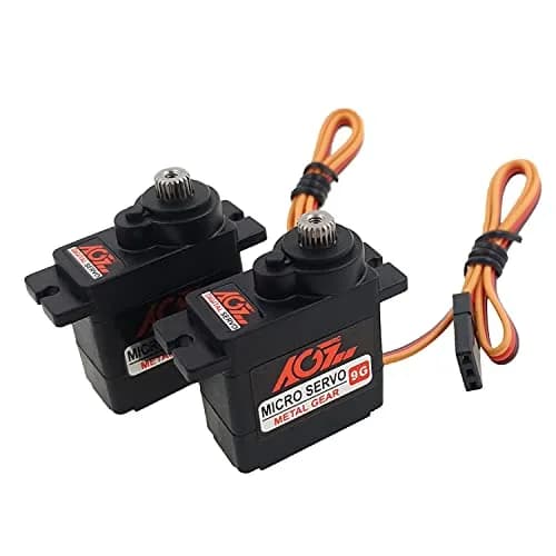 AGFRC B11DLS 2.8kg Micro RC Servo Kit, 2-Pack | High Precision Digital Servos for RC Vehicles thumbnail 1