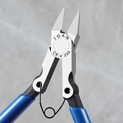 IGAN-330 Wire Flush Cutters 5''x5 | Precision Electronic Model for Jewelry & Electronics thumbnail 3