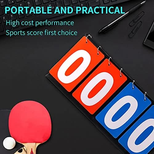 HRLORKC Scoreboard Score Keeper Score Flipper for Basketball Tennis Sports | Easy Flip Design, Indoor & Outdoor Use thumbnail 6