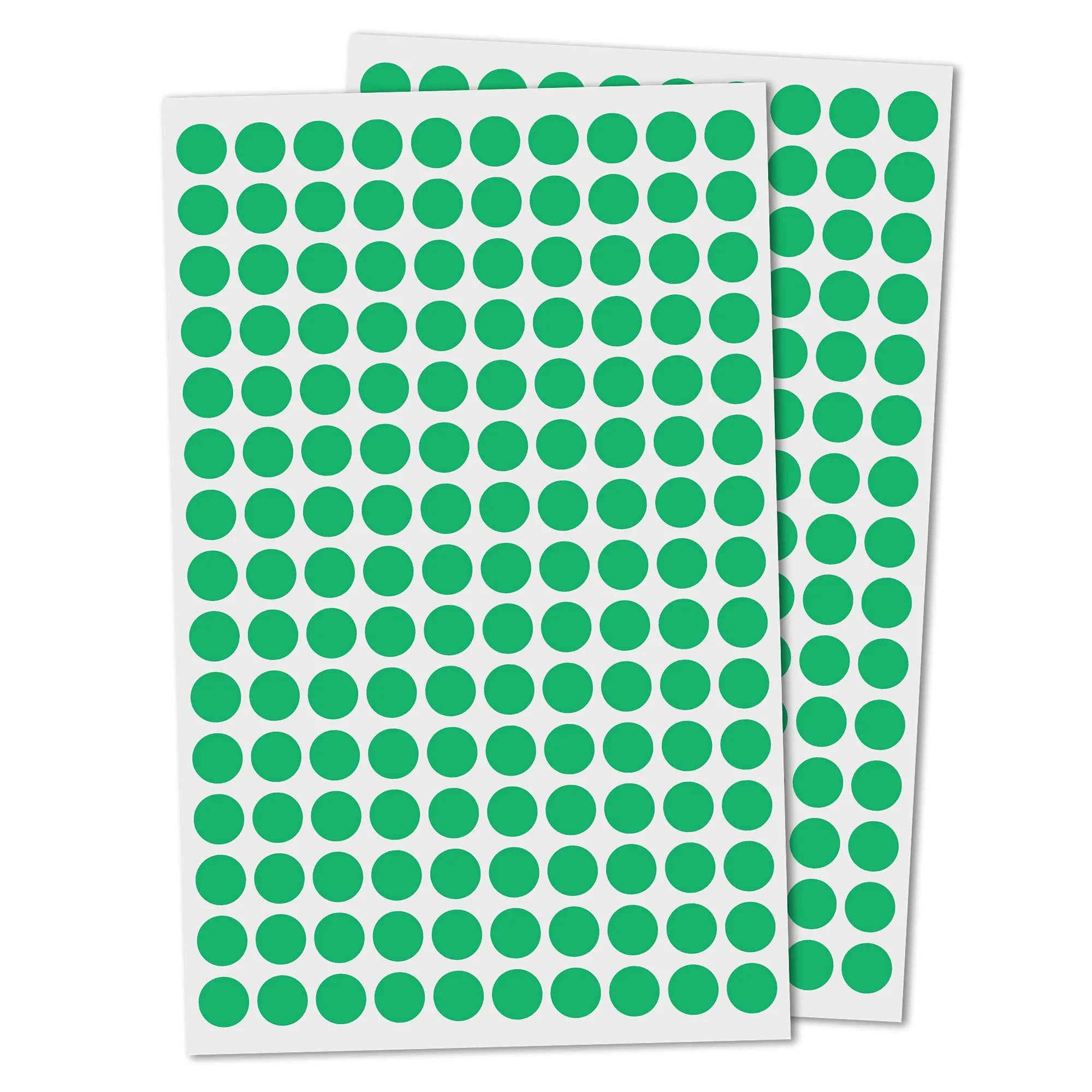 TownStix Green 3000 Pack Label | 3/8 inch Round Dot Stickers for Flat Surfaces - main product image