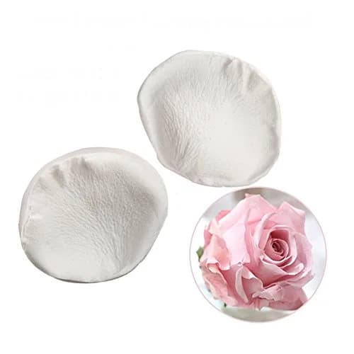 KALAIEN Rose Cutter Set & Petal Fondant Mold 12 Pcs | 2 Silicone Molds & 10 Stainless Steel Cutters for Cake Decorating thumbnail 9