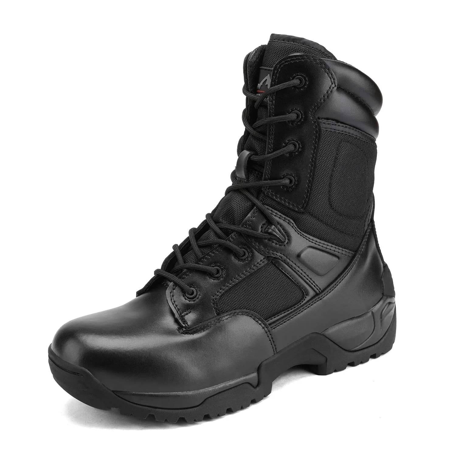 NORTIV 8 Men's Military Tactical Work Boots Side Zip 9 | Light-Duty Hiking & Outdoor Support - main product image